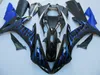 High grade Fairing kit for Yamaha YZF R1 2002 2003 black blue flames fairings set YZF R1 02 03 NA29