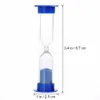 5pcs 30second/1minute /3minutes /5minutes /10minutes Colorful Hourglass Sandglass Sand Clock Timers Sand Timer Novelty Home Decoration