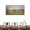 大型キャンバスアートハンドペイント油絵物claude monet iyde park landscape Garden Picture for Living Room decor273b