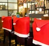 2019 das neueste Weihnachten Stuhlset, Wohnzimmer Küchenstuhl, roter Weihnachtsweste, beschmutzt Weihnachtsschmuck für freies Verschiffen