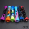 Silicone smoking hand pipe for herb/ tabacco with glass tube inside Food Grade smoke accessories bong