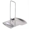 Sales!!High Quality Stainless Steel Lid Spoon Kitchenware Stand Organizer Kitchen Tool