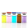 10 ml bernsteinfarbene, klare, leere Glasfläschchen, Injektionsflaschen, Gläser, Behälter mit Silikon-Butyl-Stopfen, Flip-Off-Kappe LX1206