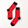 Wholesale- High Quality 80% Cotton The Tide eometry Maze Style Funny Socks Fashion Mens socks Christmas Gift socks