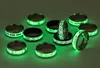 Anel para homens anéis luminosos do Batman para homens Black Gold Silver Stainless Aço Rings Glow in the Dark Male Jewelry1035625