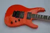 Gratis frakt Ny TTM Quilt Top Devastator Electric Guitar Orange Rosewood Tremolo Guitar2017