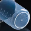 100 ml transparente copo de medição com ferramentas de medição de cola de silicone escala para diy cozimento cozinha bar acessórios de jantar