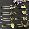 Multistyle Retro Bronze Brooch Pin Vintage Suit Lapel Pin Diy Jewelry Accessories Wholesale Free Shipping Mix Style