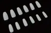 600pcsBag Ballerina Nail Art Tips TransparentNatural False Coffin Nails Art Tips Flat Shape Full Cover Manicure7828234