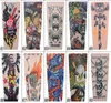 Fashio Elastic Tattoo Sleeves Riding UV Care Cool Printed Sun-proof Arm Protection Glove Fake Temporary Tattoo