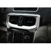 인테리어 콘솔 에어컨 콘센트 장식 커버 트림 스테인레스 스틸 Volvo V40 2012-17 자동차 스타일링