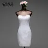 2018 sjöjungfru bröllopsklänning och avtagbart tåg tre lager silkeslen organza vestido deivas bollklänning