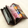 Женская RFID блокировка большой емкости PU кожаный бумажник сцепления Hasp закрытие карман на молнии Multi Card Organizer-новый и красивый