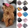 Evcil Köpek Kapaklar Tuval Şapka Spor Beyzbol Şapkası Kulak Delikleri Yaz Açık Yürüyüş için Visor Şapka Büyük Küçük Köpekler Yavru Pet malzemeleri