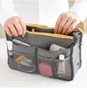 Heißer verkauf Tasche Organizer Tasche in tasche Dual Tragbare Einsatz Handtasche Geldbörse Große liner Lagerung Organizer Taschen lin2394