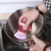 Liquide vaisselle automatique Xiguo Brosse de cuisine Brosse à récurer les pots Artefact non contaminé par une brosse à huile Utilisation créative à la maison