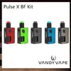 Kit Vandy Vape Pulse X BF com 90W Mod Top Squonk Alimentação e Bottom Juice Retorno Pulso X BF RDA Vertical e Horizontal Construir 100% Original