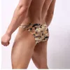 FeiTong Sexy hommes sous-vêtements slips 2018 U convexe grand pénis poche conception Camouflage hommes spandex slips pour homme Bikini offre spéciale