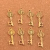 Katolicism Medal Cross Key Charm Pärlor 12.5x32.7mm Antik Silver / Guld / Bronslegering Hängsmycken Smycken DIY L1640 200PCS / Lot