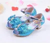 Clearance Children Girl Princess Sandals Kids Girls Summer Wedding Shoes High Heels Dress Shoes Party Shoes For Girls 4 Colors 12Size Sandal