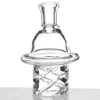 Nuevo Phat Glass Carb Cap Smoke para Banger Nail OD 31mm Dome con orificio de aire en la parte superior Nails Dab Rigs