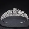 Vintage Wedding Tiaras Crowns for Bridal Rhinestones Crystal Hair Accessories smycken glittrande prinsessa drottning tävling jci0085574683
