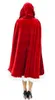 Christmas Costume Adult Christmas Cape Cloak Little Red Riding Hood Christmas Cloak Children's Party Stage Costume
