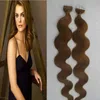 Remy Tape In Human Hair Extension 40pcs Skin Weft Hair Extensions Body Wave Seamless Remy Tape in Human Hair Extensions PU