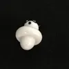 2018 New Solid Colorido De Vidro Panda UFO Carabina Cap dome 23mm para 4mm P Pinos De Tubulação De água de Quartzo Térmico bongos em estoque