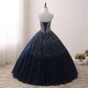 2021 REAL Photo Quinceanera Vestidos Ball Vestido Frontado Lace Up Doce 16 Vestido Debutante 15 Anos Vestidos de Avisos BQ46