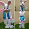 2018 High quality EASTER BUNNY MASCOT COSTUME Bugs Rabbit Hare Cartoon Character Mascotte Suit EMS free shipping