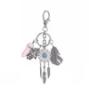 Bohemian 4 Color Dream Catcher Turquoise Leaf Tassel Sleutelhanger Tas Handtas Ring Auto Key Palm Hanger Accessoires