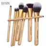 IMAGIC pinceaux de maquillage 8 pièces Kit de pinceaux professionnels Nature pinceaux beauté essentiels pinceaux de maquillage avec sac