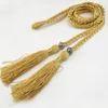 Woven tassel belt Women belt dress knot decorated waist chain waist rope Chinese braided style Waist Belts Wholesale