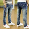 2018 autumn children039s clothes boys jeans causal solid thin denim kids boy jeans for boys big kids slim jeans long trousers Y1182047