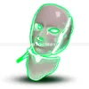 PDT 7 Färg LED Light Face Beauty Machine LED Facial Neck Mask med mikrourent för hudblekningsanordning