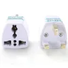 Universal Travel Adapter EU US AU to UK AC Travel Power Plug Charger Adapter Converter 250V 10A Socket Converter White