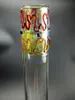 18 "Beker bong Rechte Buis Freezable Beaker Bong Glas Waterleidingen Bouwen Een Bong Dab Booreiland Waterleidingen Met 19mm Kom