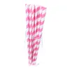 25Pcs Disposable Paper Straw for Wedding Birthday Party Drinking Paper Straws Decorative Party Event Supplies