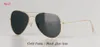 Uitstekende kwaliteit zwarte lens zonnebril heren uv400 merk designer zonnebril mode luchtvaart rijden zonnebril bruin gradiënt lens9349422