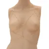 2018 Catene sexy del reggiseno del corpo delle donne Catene del ventre della vita del petto d'argento dell'oro per i gioielli del bodychain della spiaggia di modo femminile