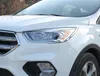 ABS haut de gamme phare avant de la voiture chrome cadre décoratif + cadre garniture décoration feu arrière pour Ford Escape / Kuga 2013-2018