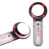 Portable Ultrasonic Infrared Microcurrent Body Massager 3 In 1 Fat Burning Machine For Home Use Mini Slimming Machine