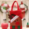 Sacs cadeaux de noël à motifs d'animaux, sacs à bonbons du père noël GA426