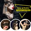 Masques d'Halloween en dentelle, jolies décorations de fête vénitienne, demi-visage, masques de Mardi Gras Sexy pour femme, 2 couleurs