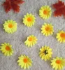 Güzel Küçük Gerçek Dokunmatik Daisy Ipek Çiçekler Chrysanthemum Ayçiçeği Yapay Çiçekler Ipek Kafa Çiçekler Patry Dekorasyon için