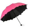 Magic Flower Bloom when Rain/Water Fall Sun&Rain Umbrella WindProof Compact Lightweight Color Ultraviolet-proof Umbrellas 5 colors