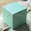 Frete Grátis 50 PCS 2 "caixas de Favor de Quadrado Festa de Casamento Titulares Favor de Aniversário Doce Decoração de Mesa Evento Aniversário Pacote de Idéias