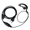 20PCS G-Shape Earpiece Headset PTT MIC för Midland Walkie Talkie G5 / 6/7 / 8 LXT114