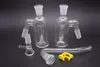 4,5" Mini Glas Bubbler Flare Mundstück Perkolator Wasserpfeife Bohrinsel Rohr 14mm Joint Pocker Kleine Bong mit Tabak-Räucherschale